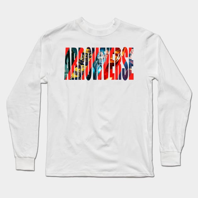 ARROW VERSE Long Sleeve T-Shirt by rotra